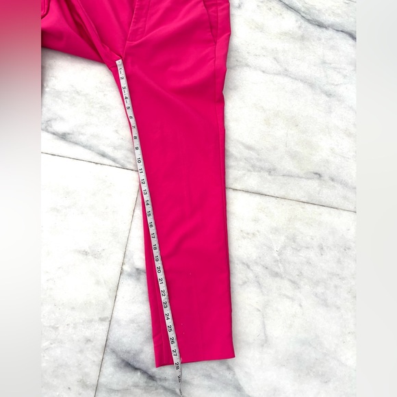 Zara Dress Pants Pink Low Rise Straight Leg Womens 12 Office Career See Below - Picture 6 of 9
